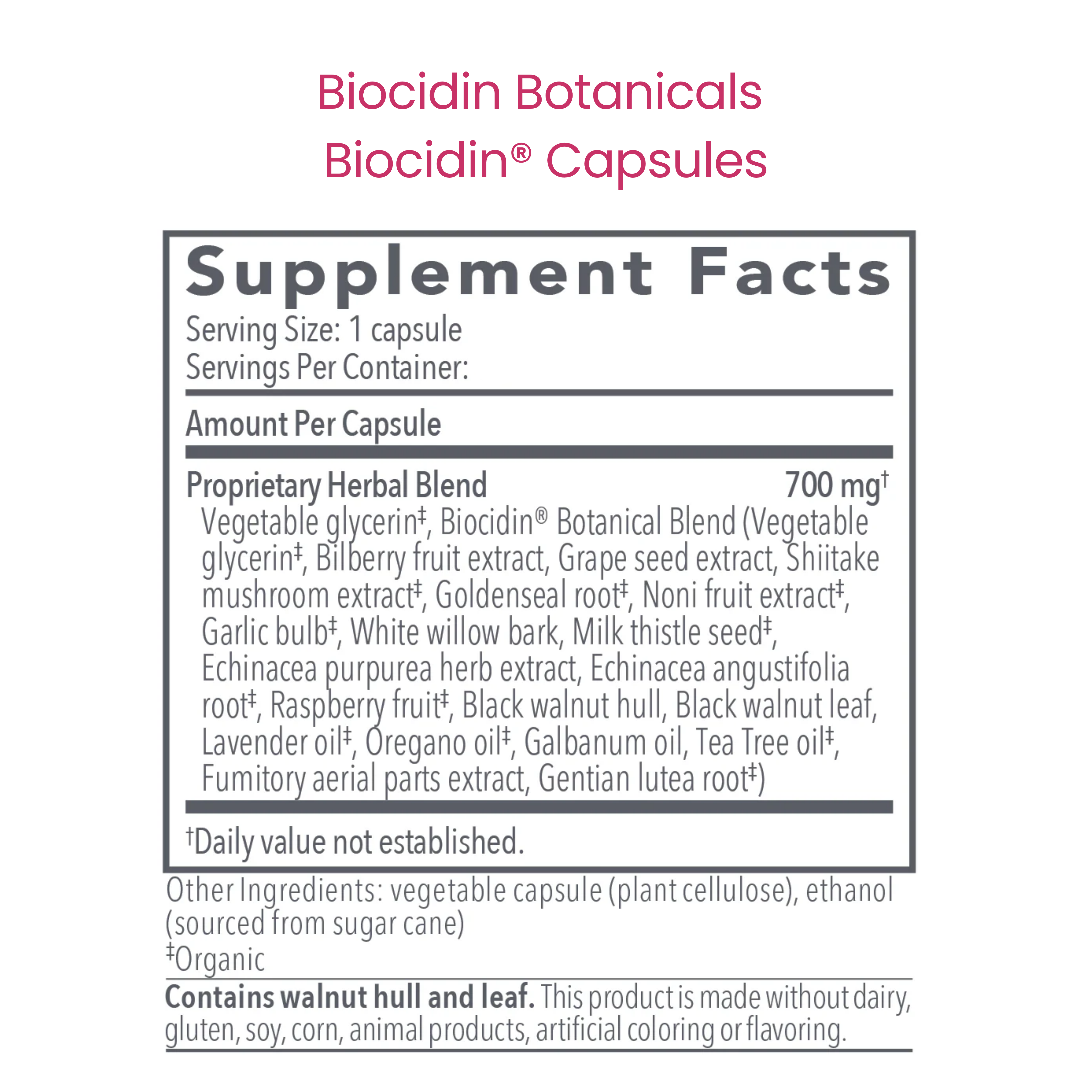 Biocidin® Capsules