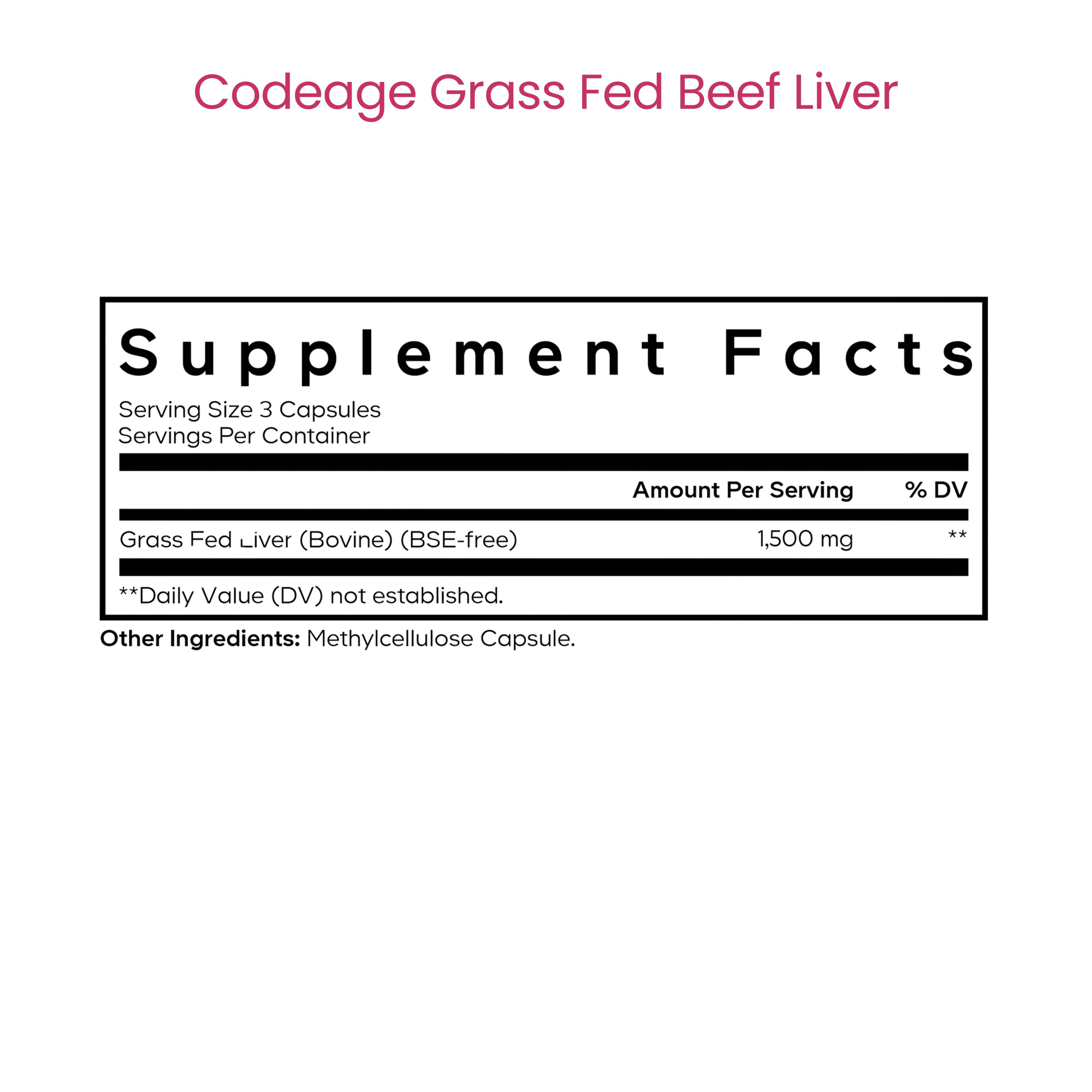 Grass Fed Beef Liver