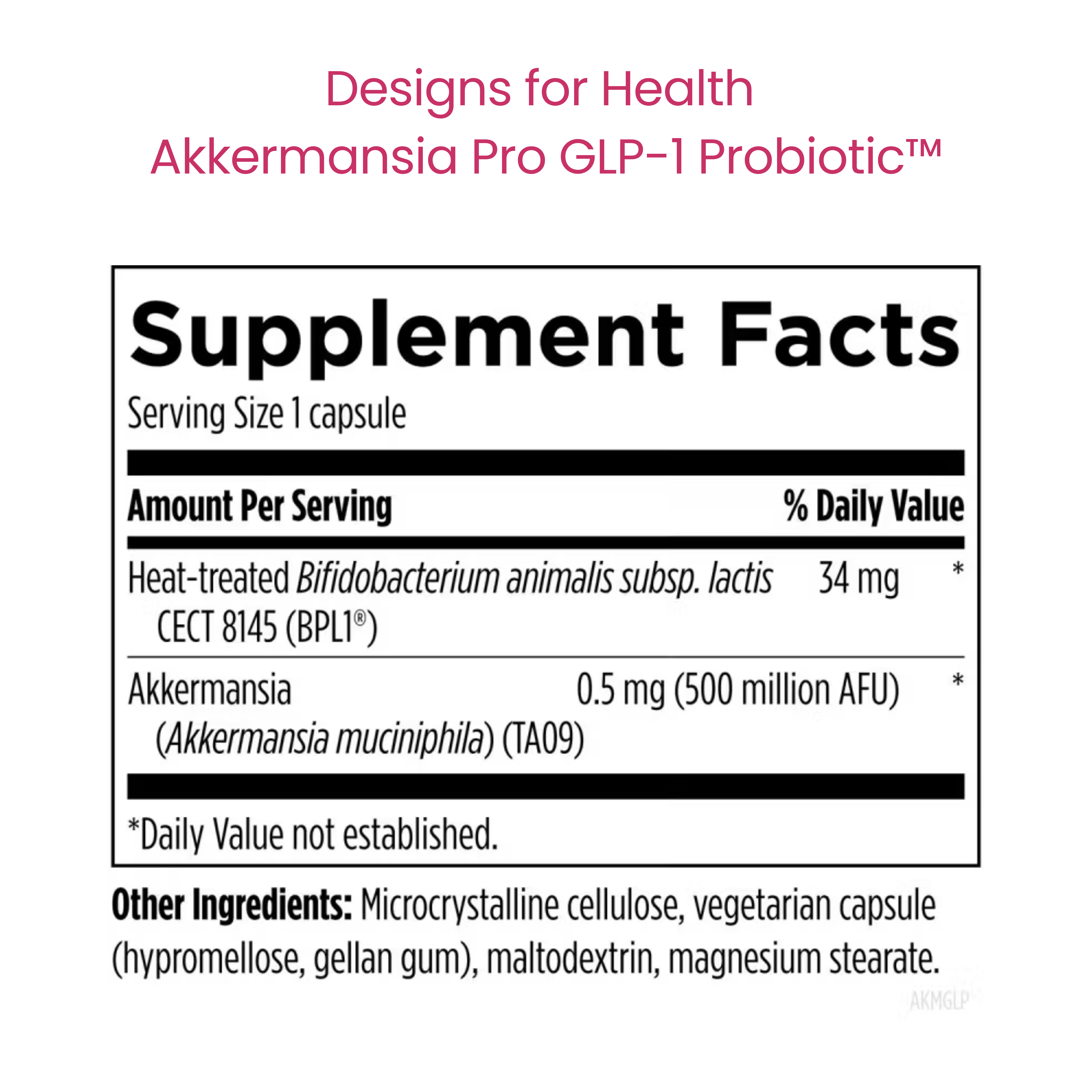 Akkermansia Pro GLP-1 Probiotic™
