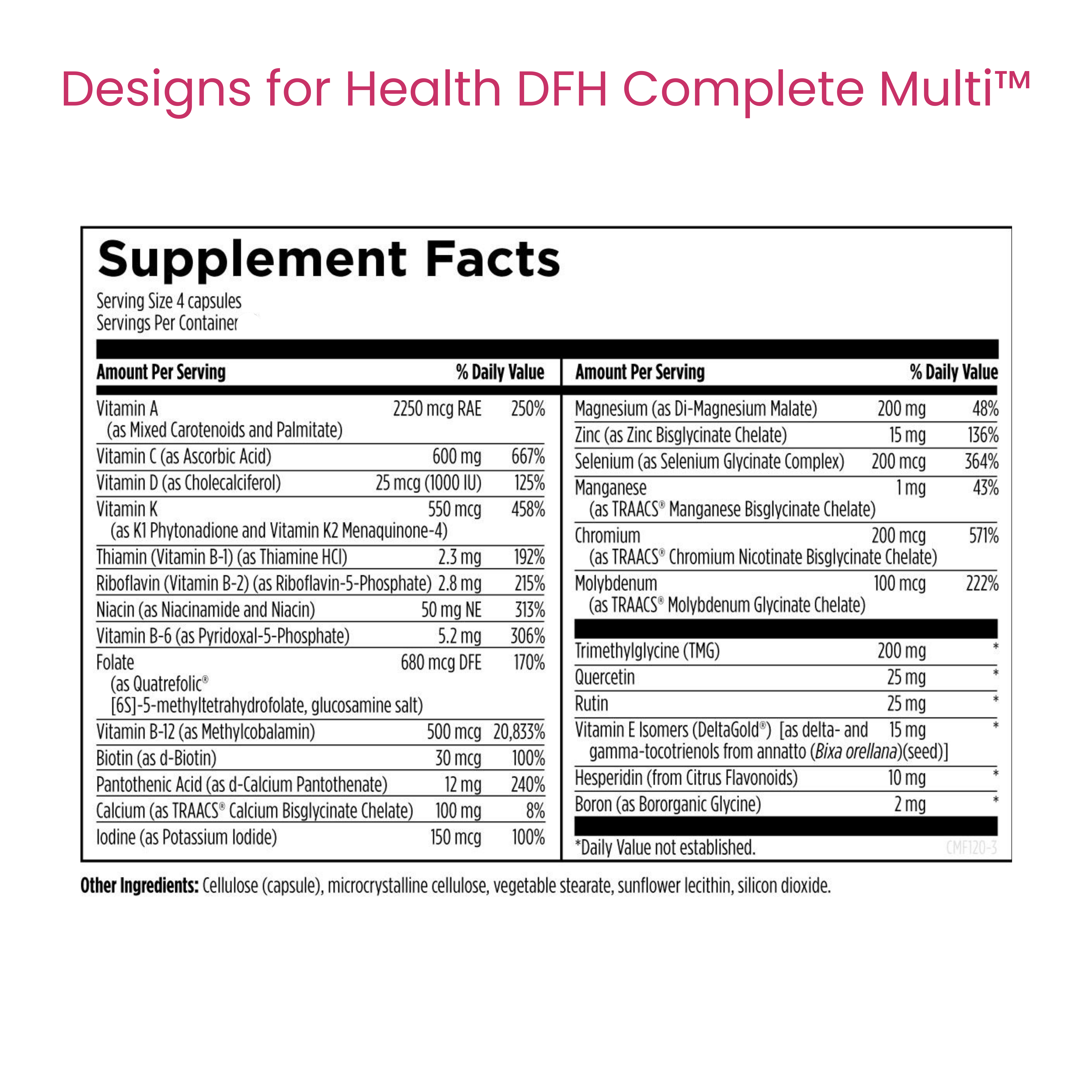 DFH Complete Multi™ (Free of Copper and Iron)