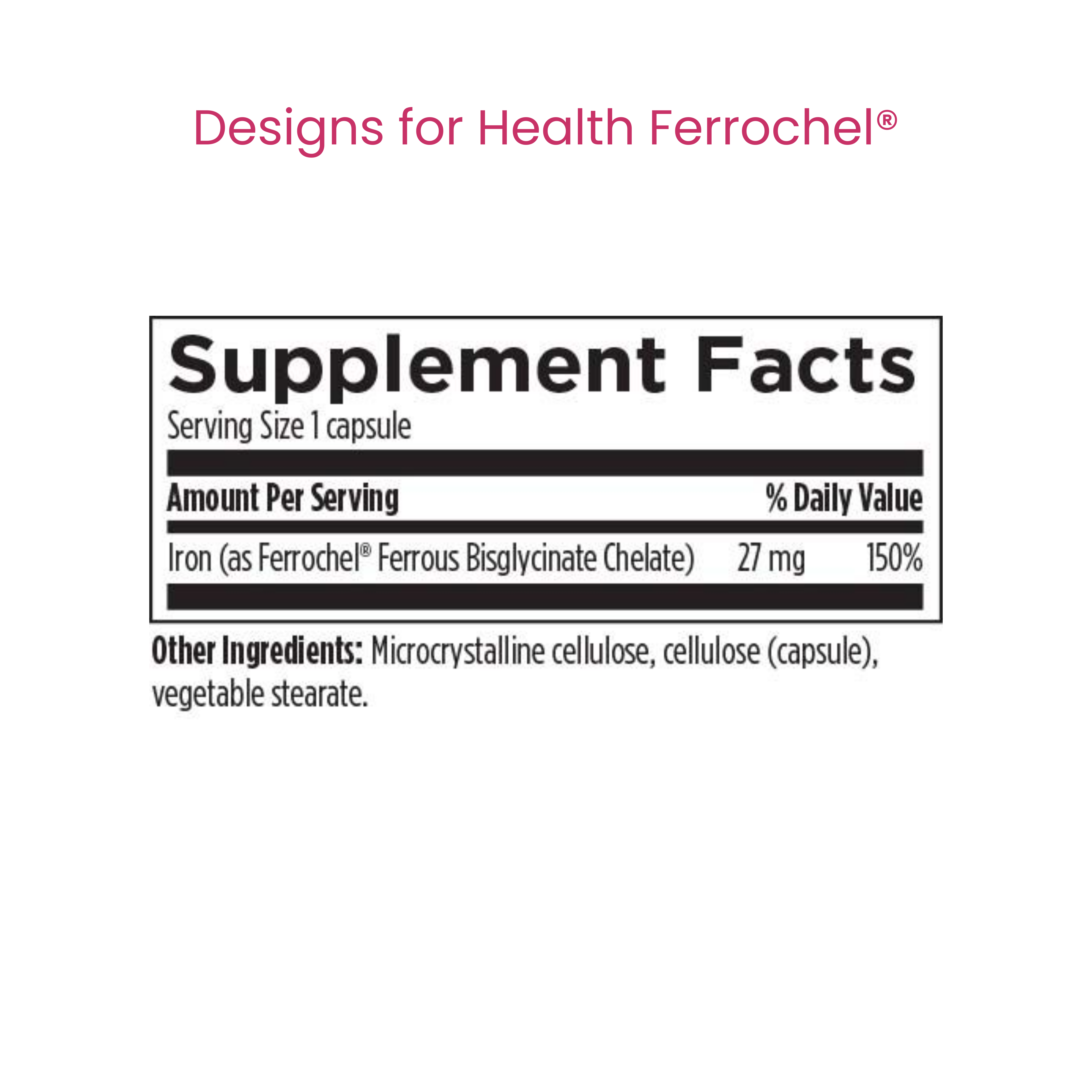 Ferrochel - Iron 27mg