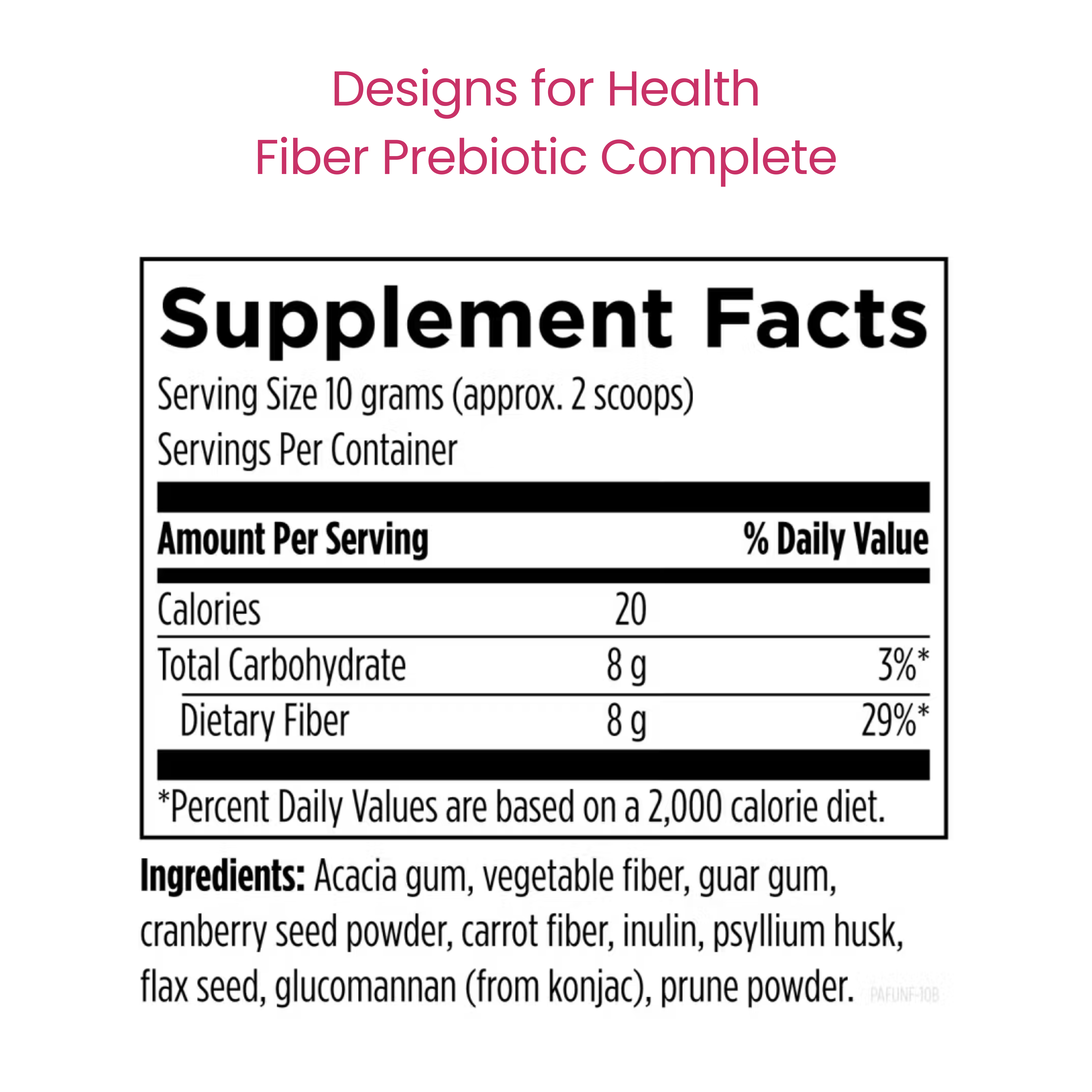 Fiber Prebiotic Complete