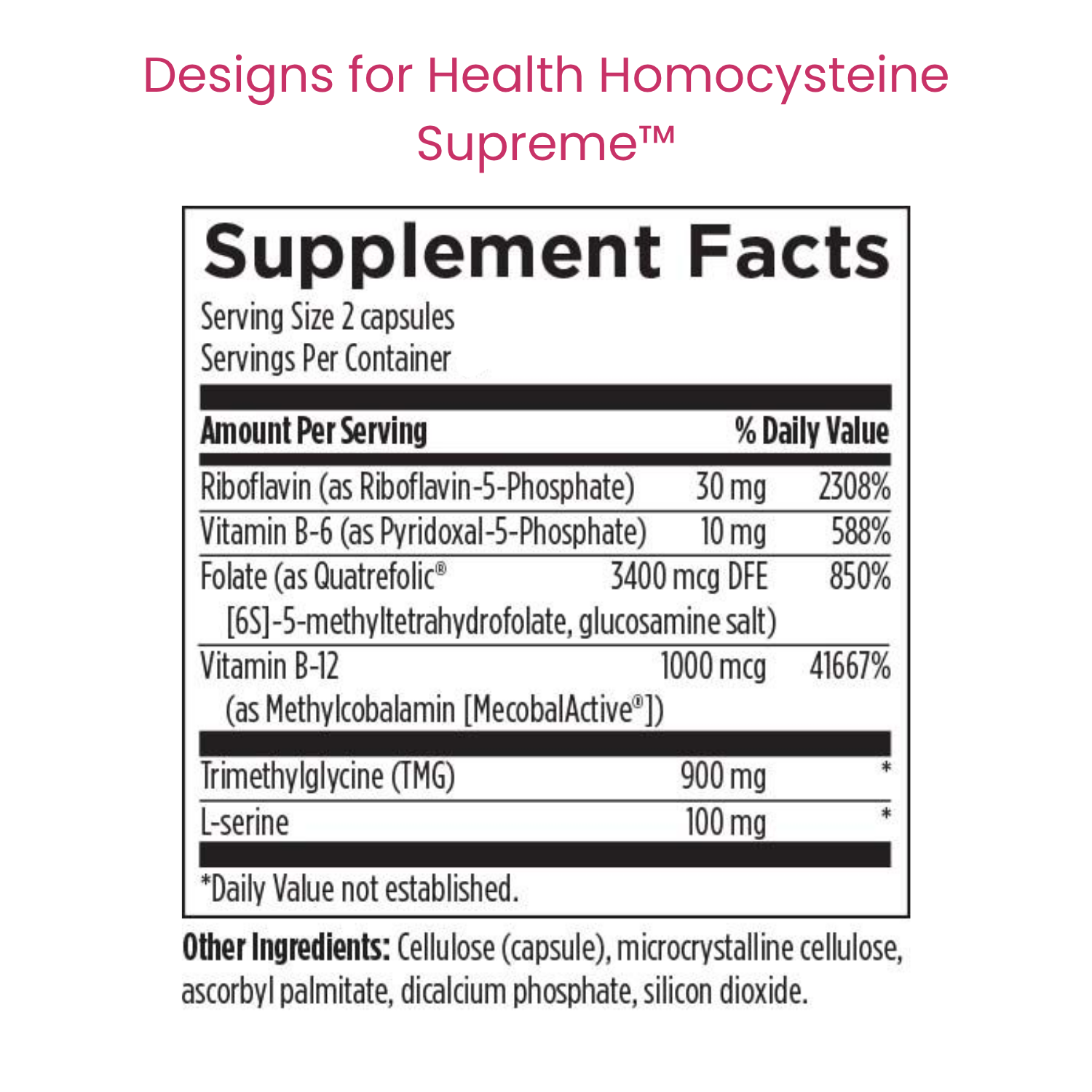 Ovadia | Heart Health + Homocysteine Supreme