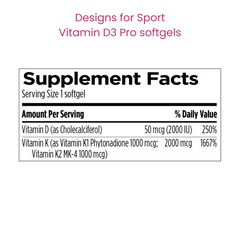 Vitamin D3 Pro 2000 IU w/ K