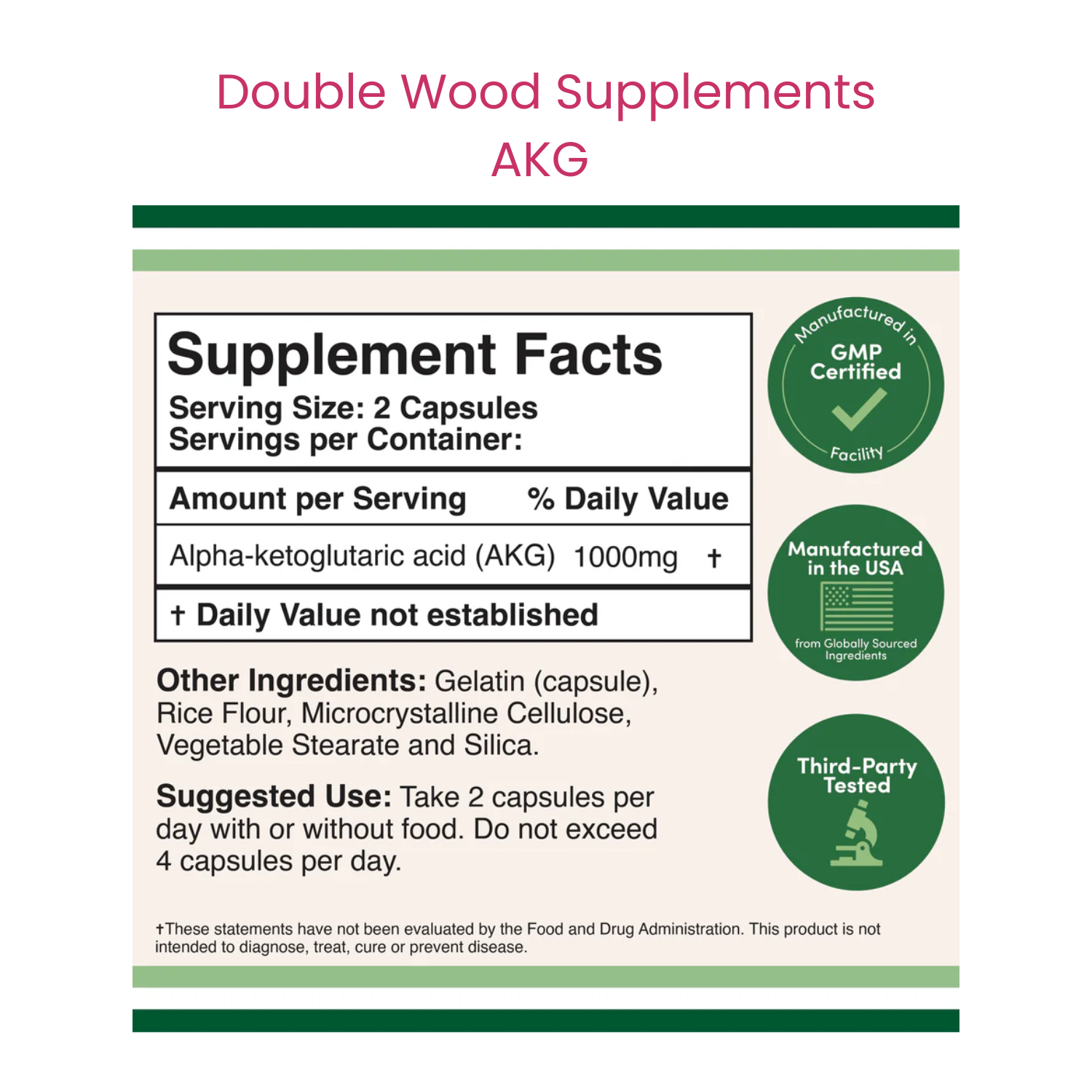 AKG Supplement