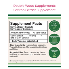 Saffron Extract Supplement