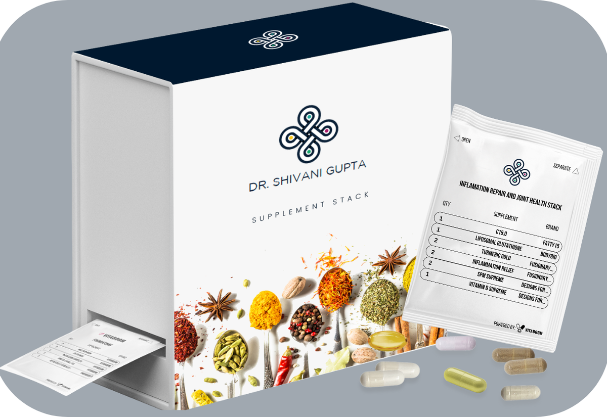 Dr. Shivani Gupta | Inflamation Repair and Joint Health Stack