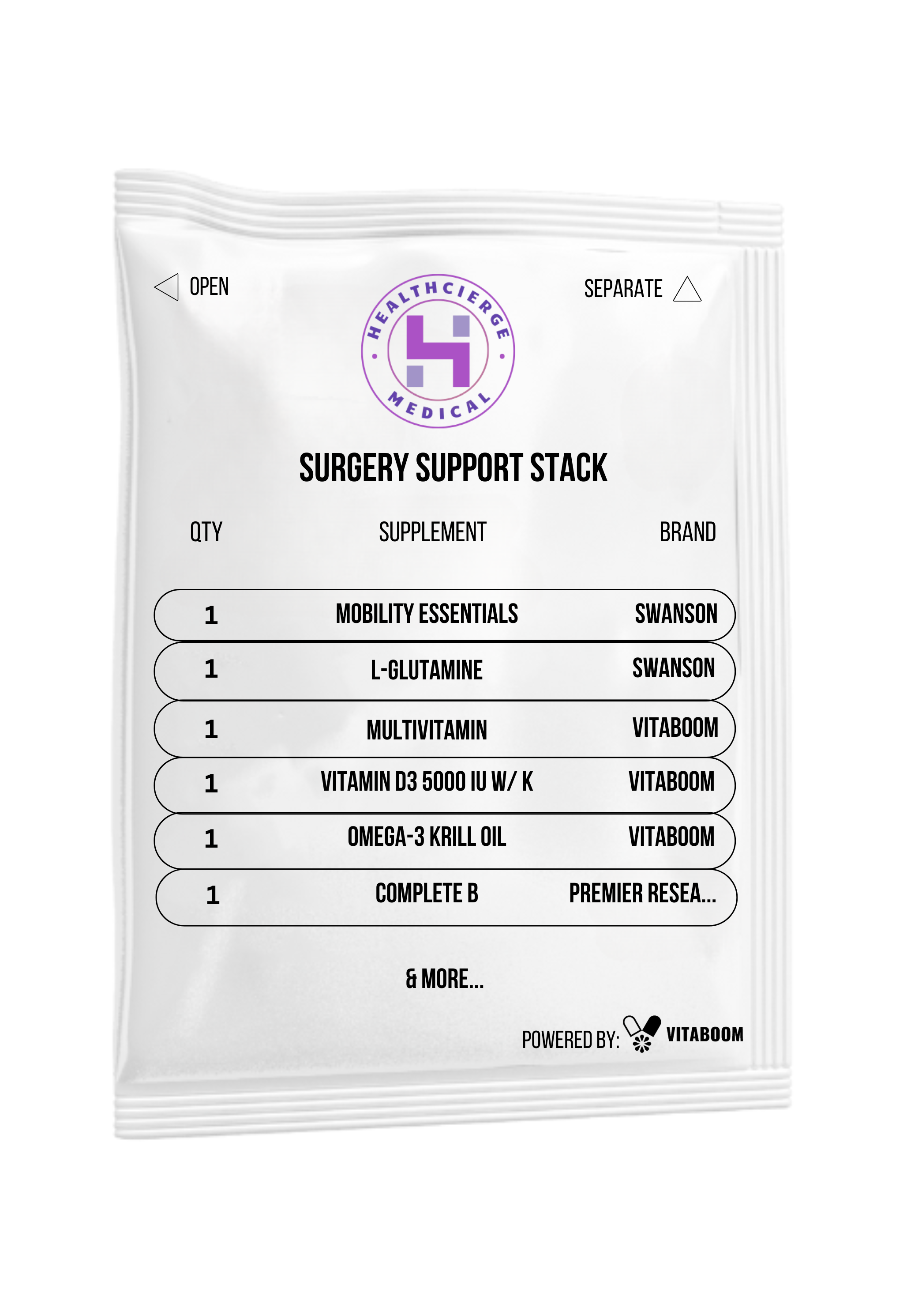 Healthcierge Medical | Surgery Support Stack