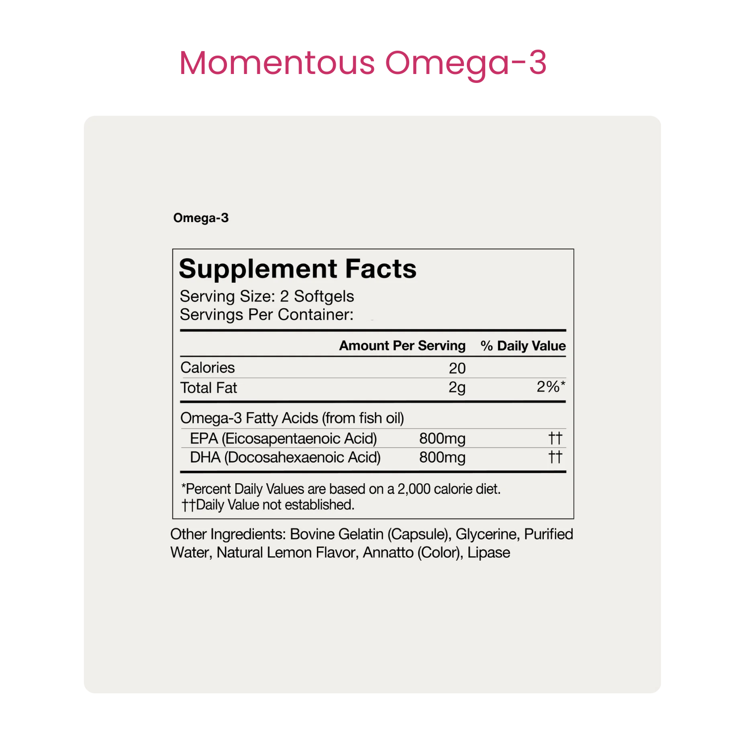Omega-3