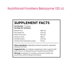 Betazyme 120 ct.