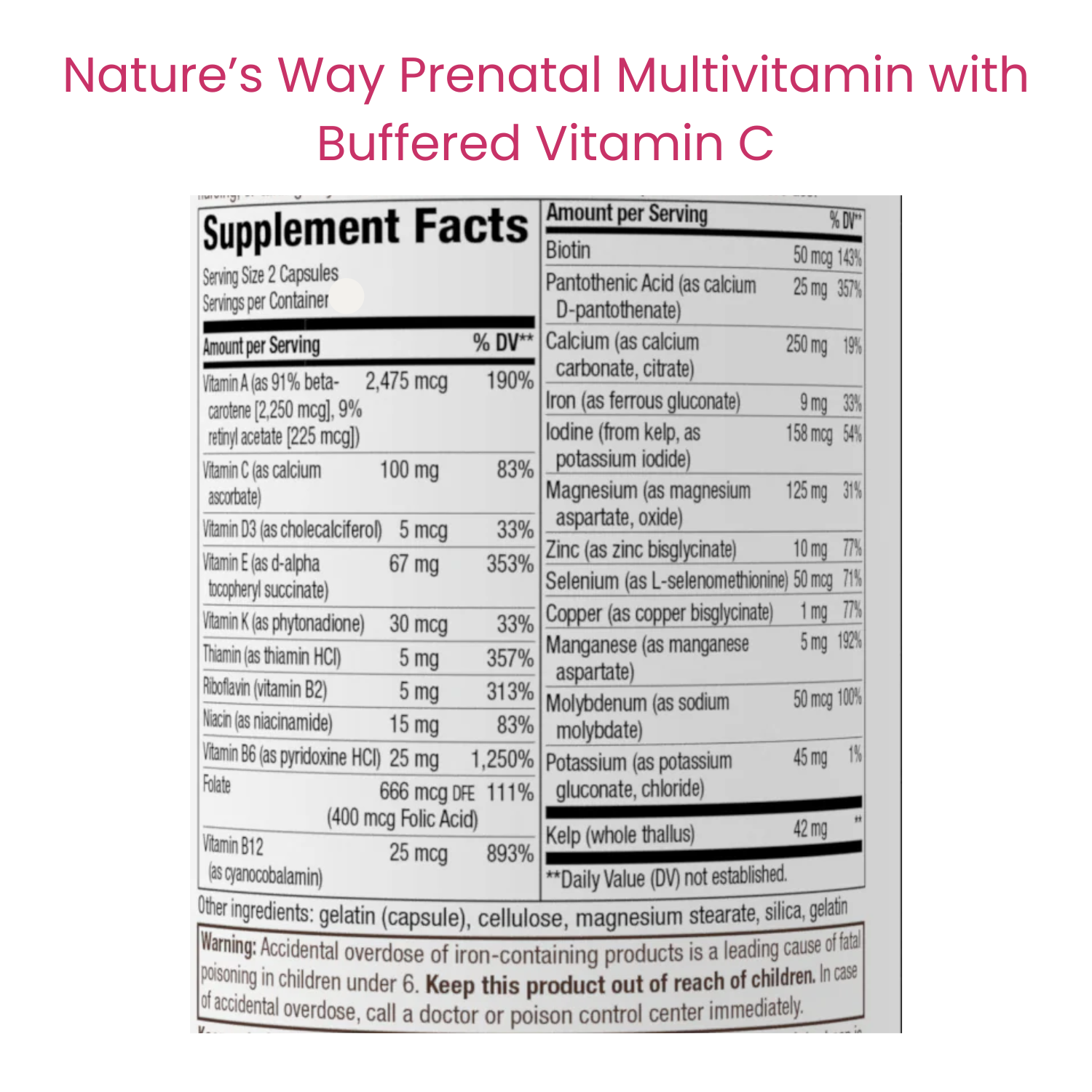Elsa Fertility | Pre/Post Natal Stack