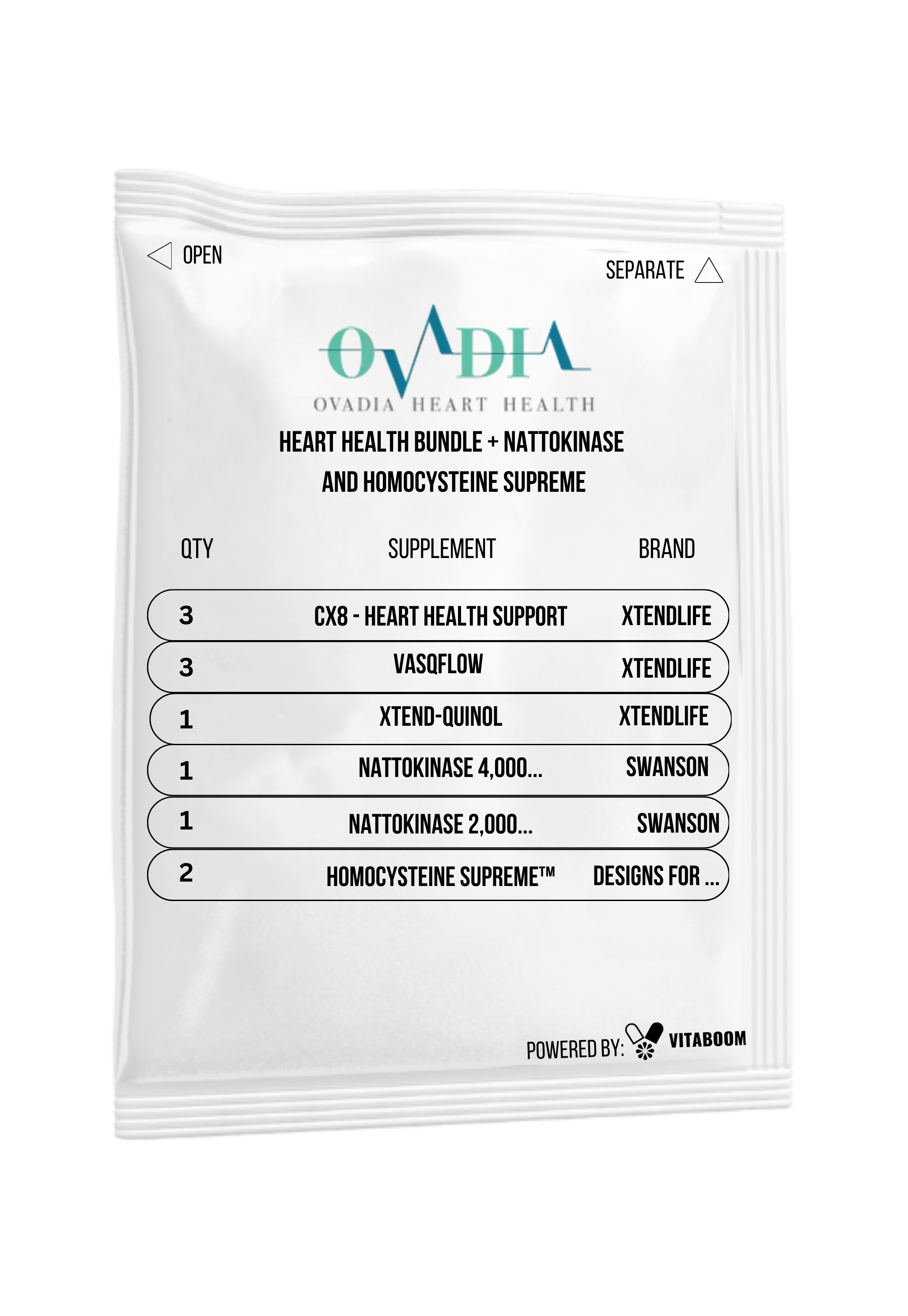 Ovadia | Heart Health Bundle + Nattokinase and Homocysteine Supreme