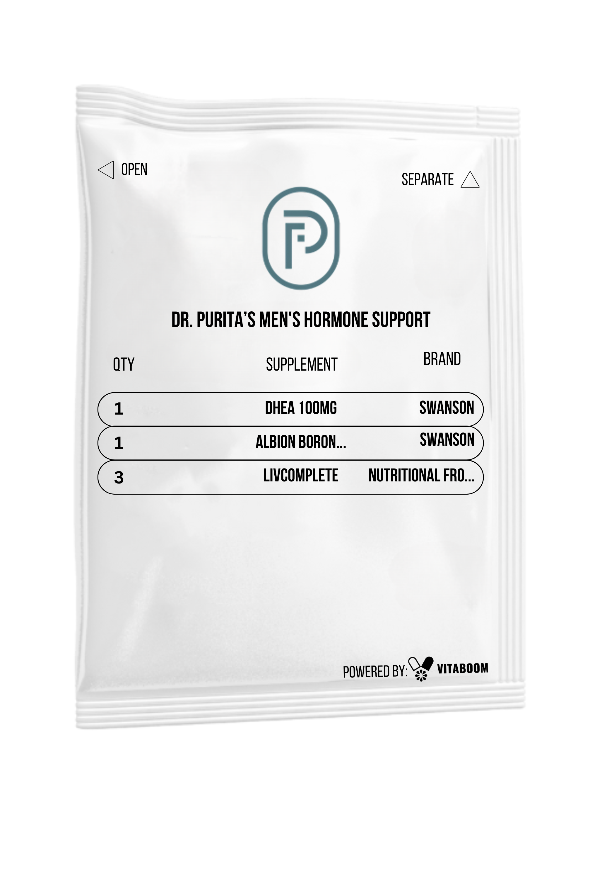 PUR-FORM | Dr. Purita's Men's Hormone Support