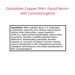 Copper GHK + Facial Serum with Cyciastragenol
