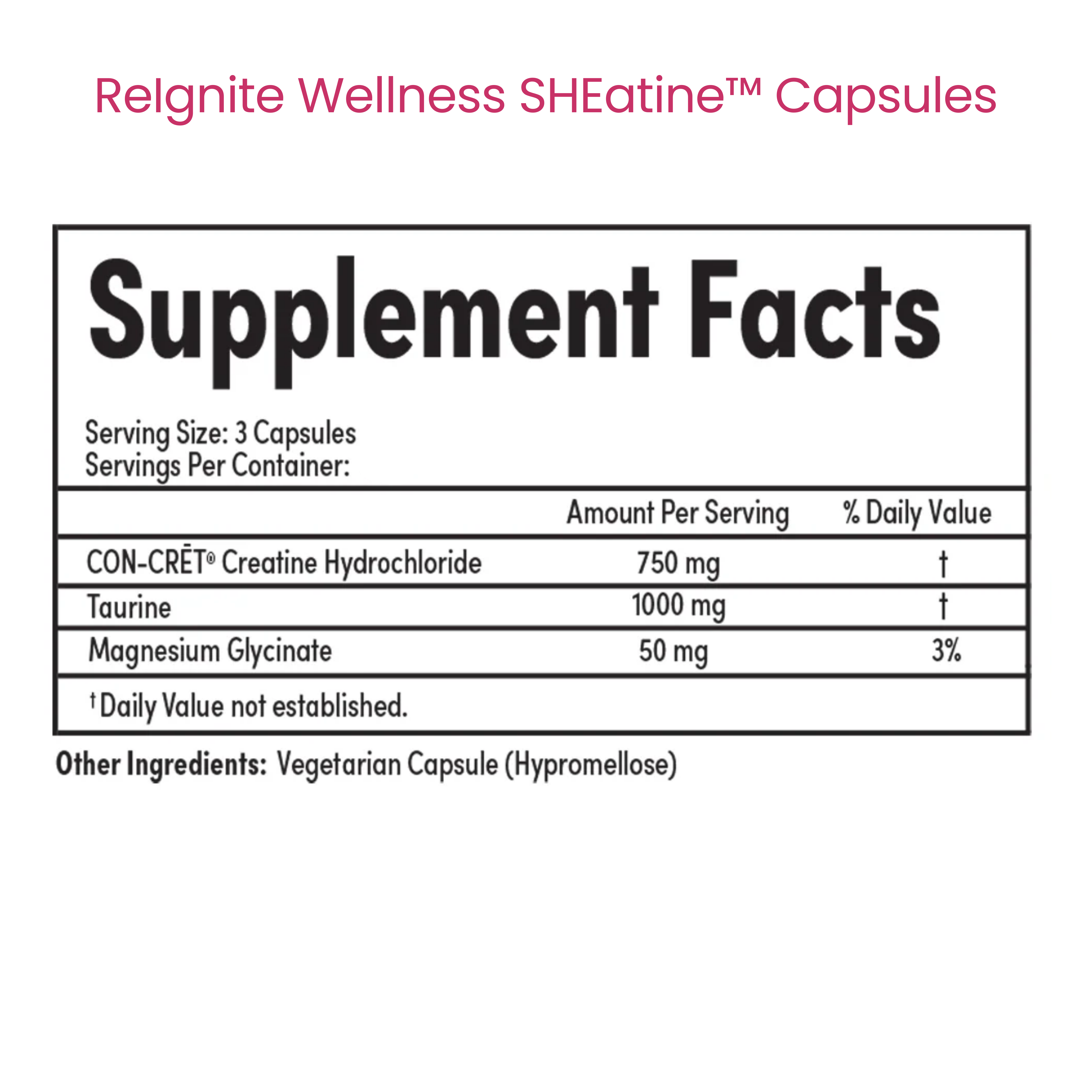 SHEatine™ Capsules