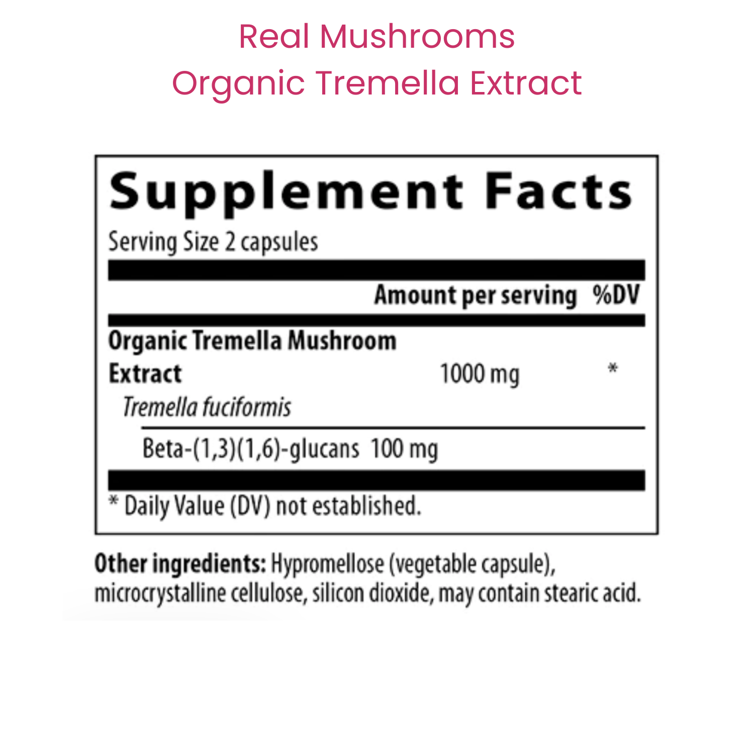 Organic Tremella Extract