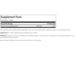Vitamin K1 100mcg