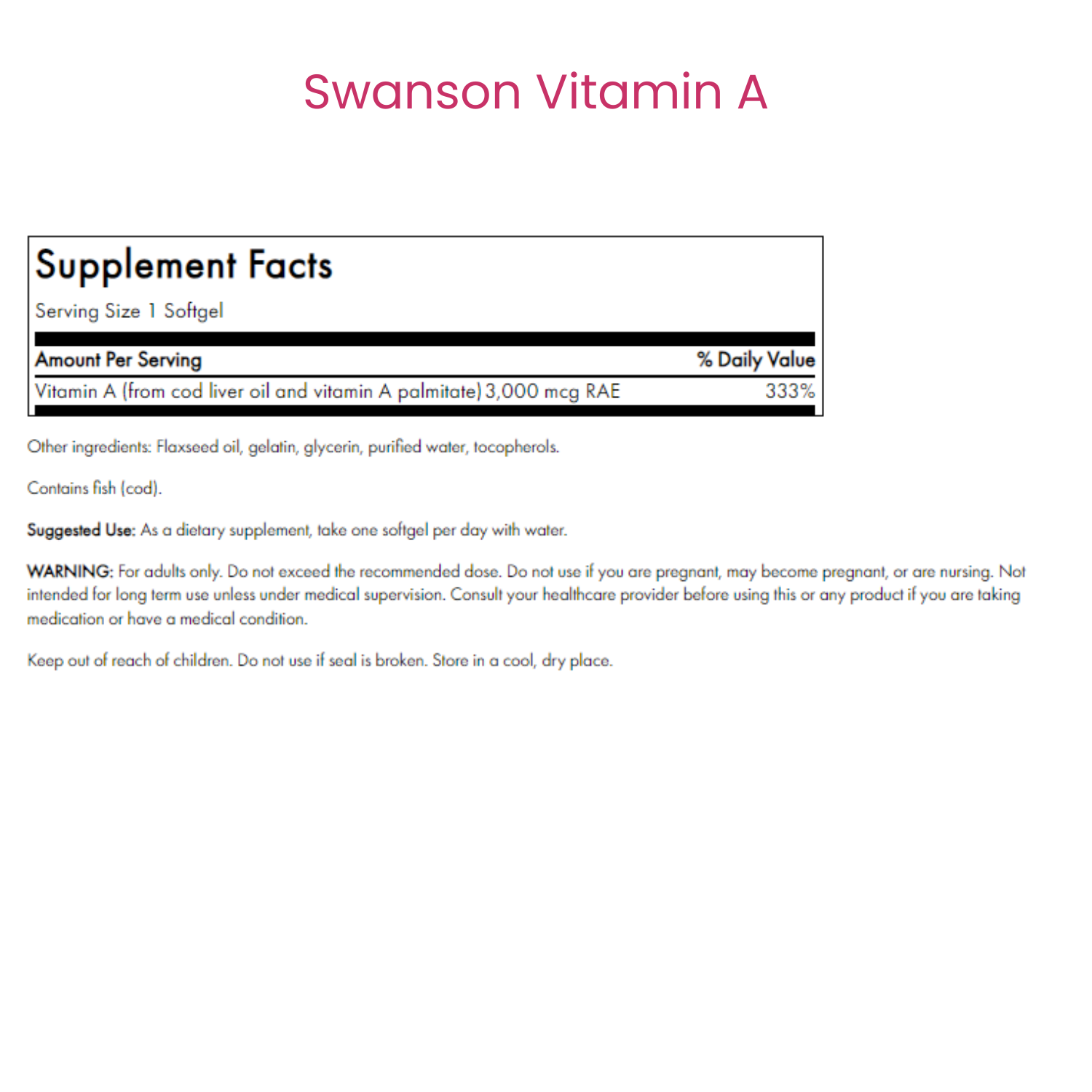 Vitamin A