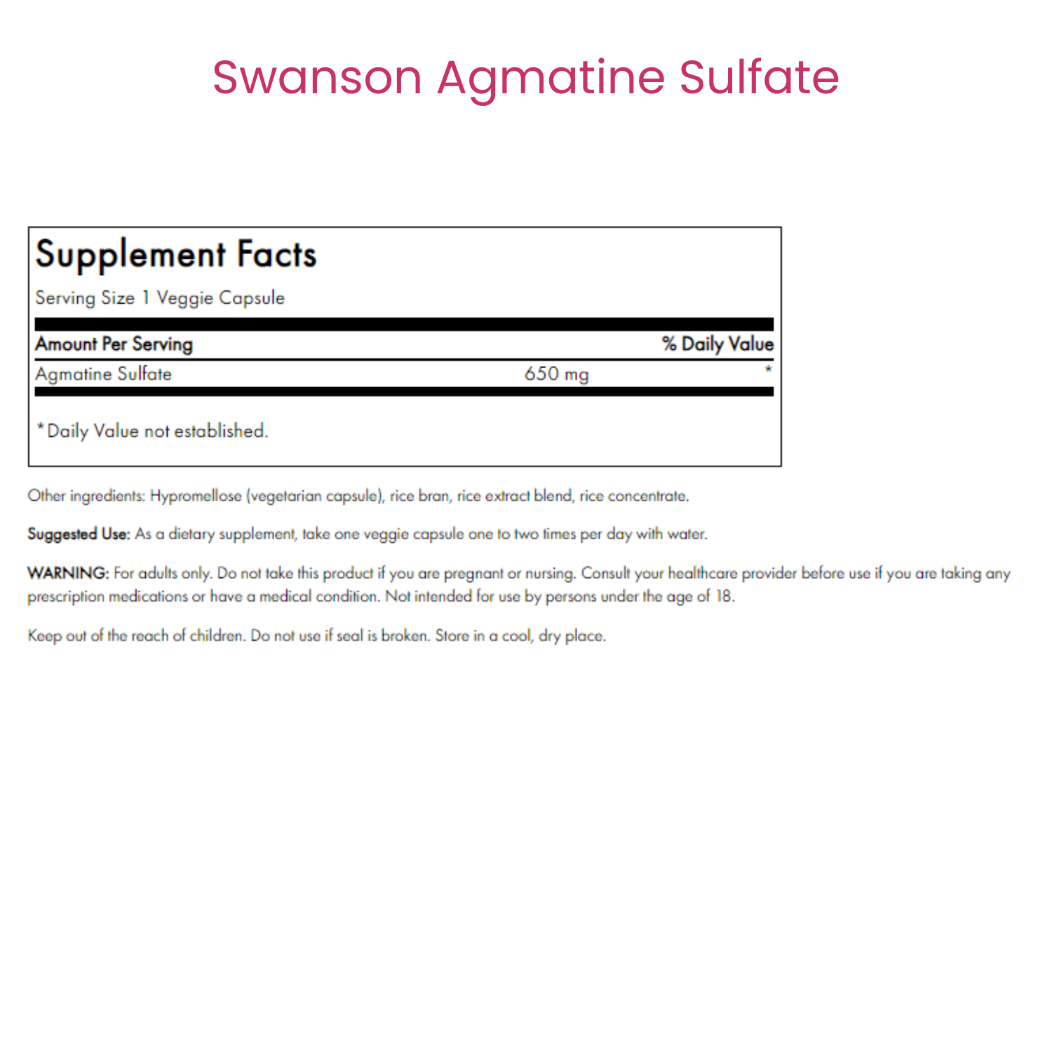 Agmatine Sulfate