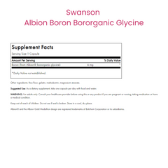 Albion Boron Bororganic Glycine