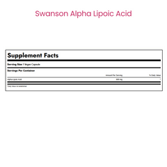 Alpha Lipoic Acid (ALA)