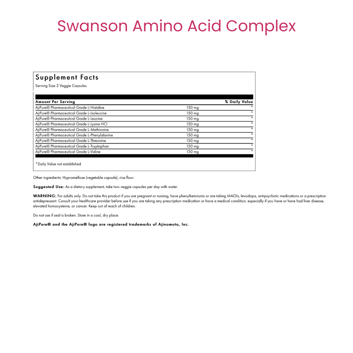 Amino Acid Complex