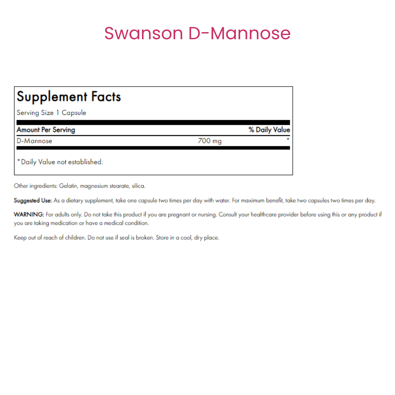 D-Mannose