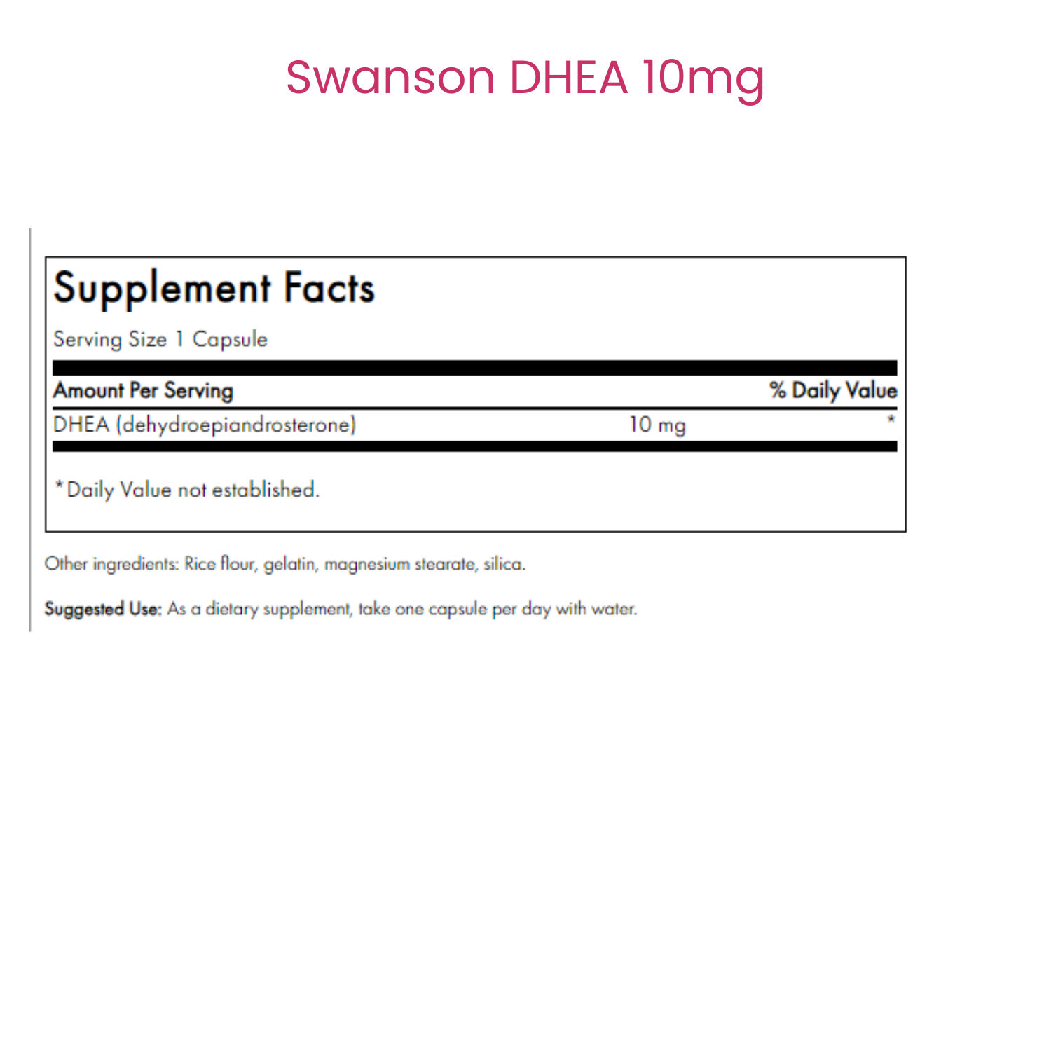DHEA 10mg