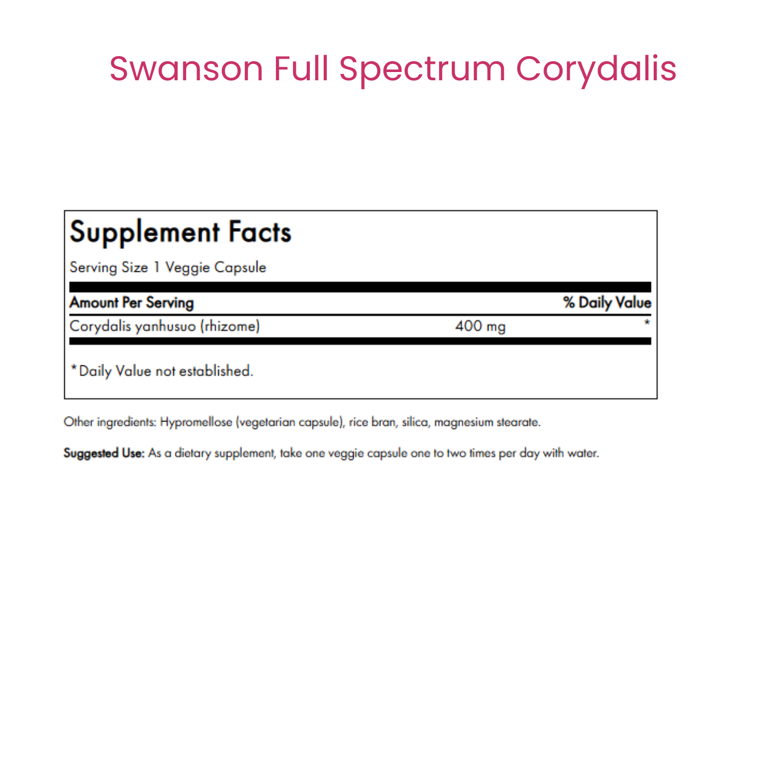 Full Spectrum Corydalis