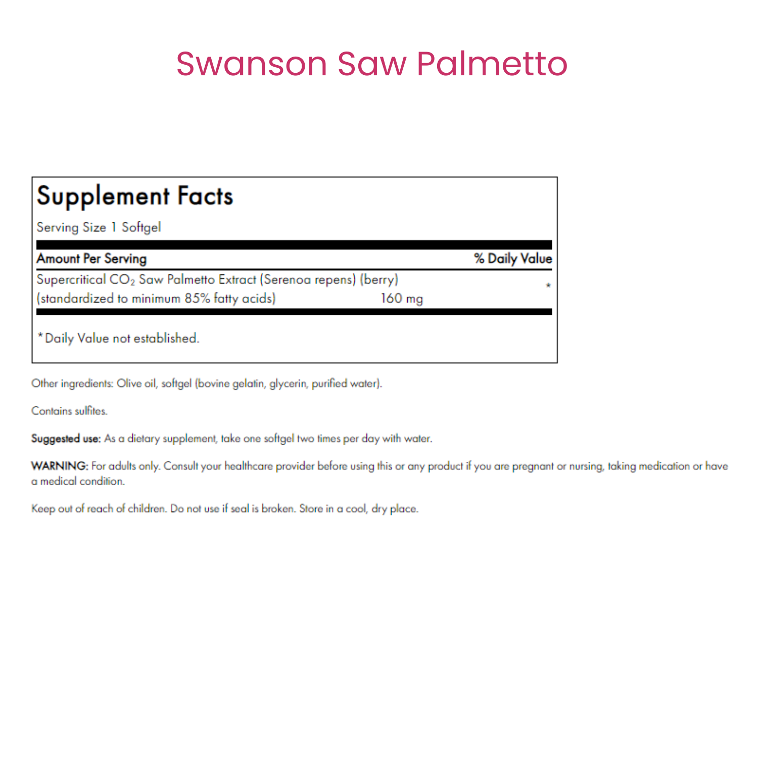 Saw Palmetto