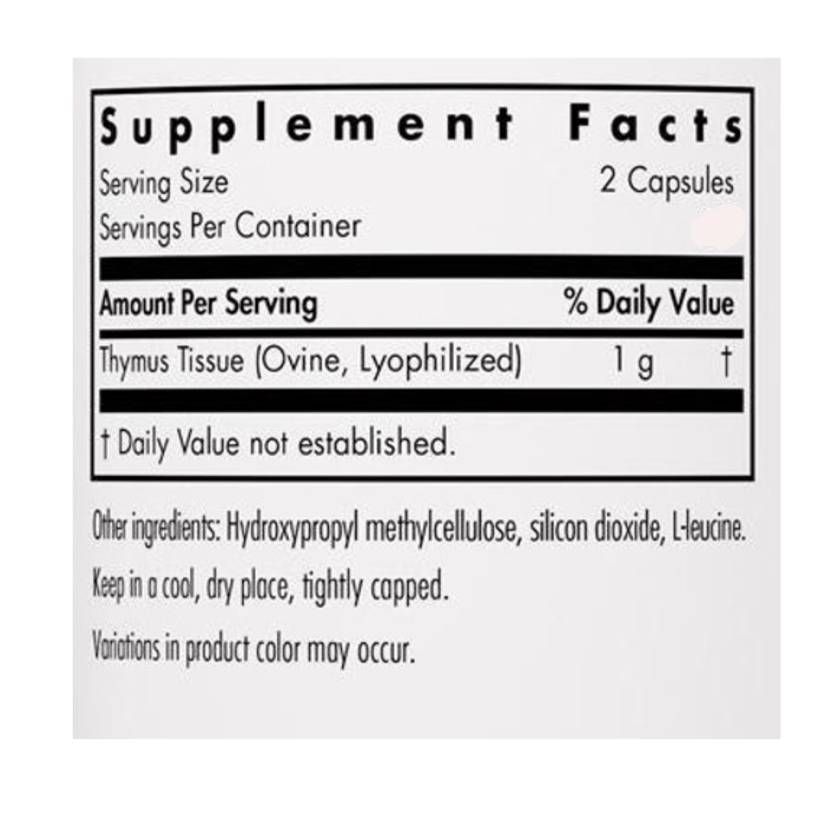 Thymus 500mg
