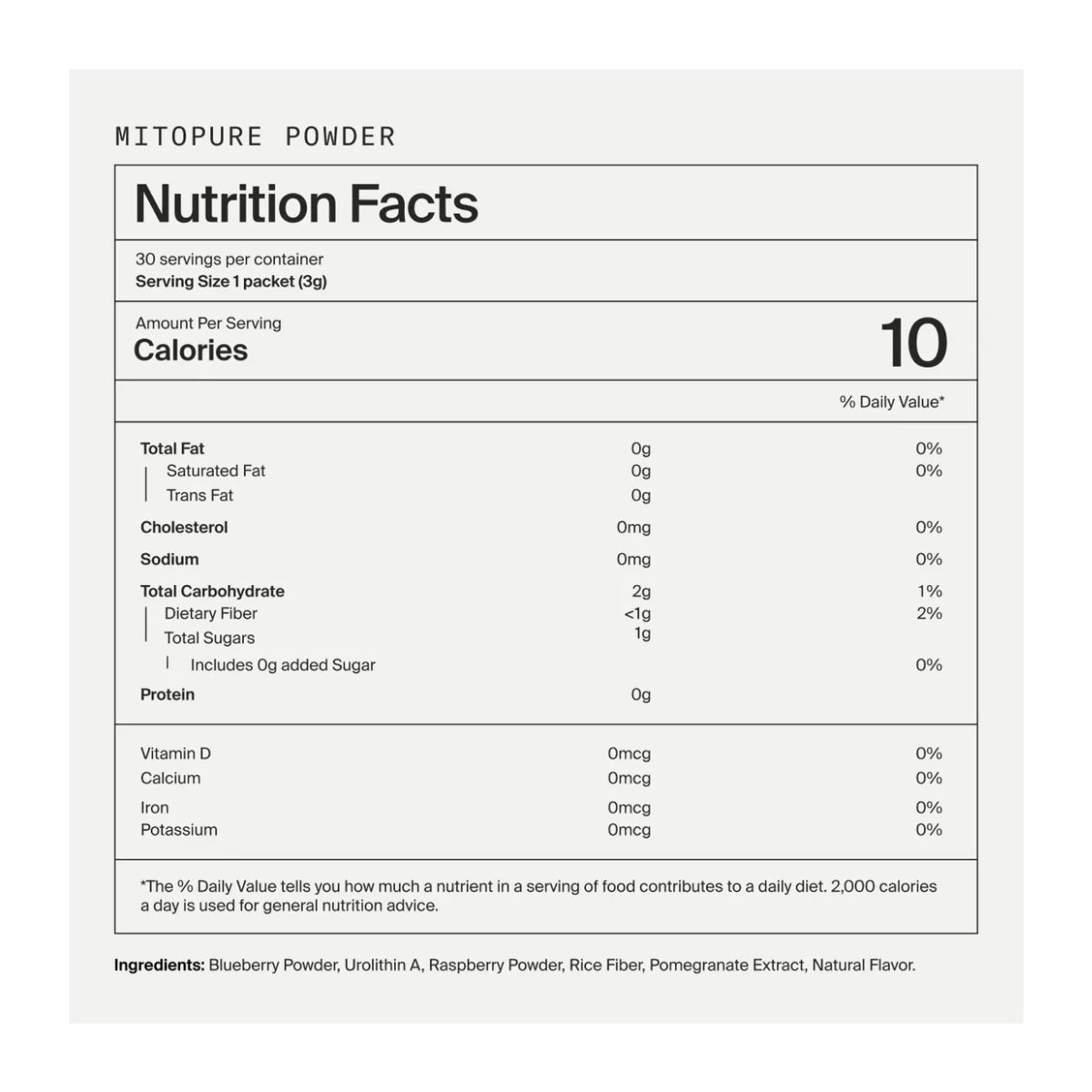 Mitopure Powder - Urolithin A